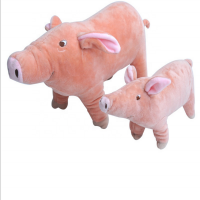 2020 new hot Pets plush Chew Toy  pink pig soothing sleeping for dog chew toys sleeping toys